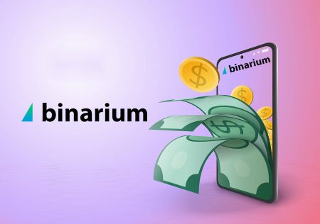 Kā izņemt naudu no Binarium?