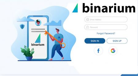 Како да регистрирате сметка во Binarium