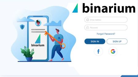 Како регистровати налог на Binarium