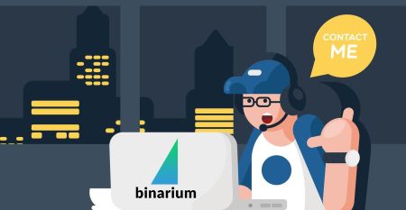 Giunsa ang pagkontak sa Suporta sa Binarium
