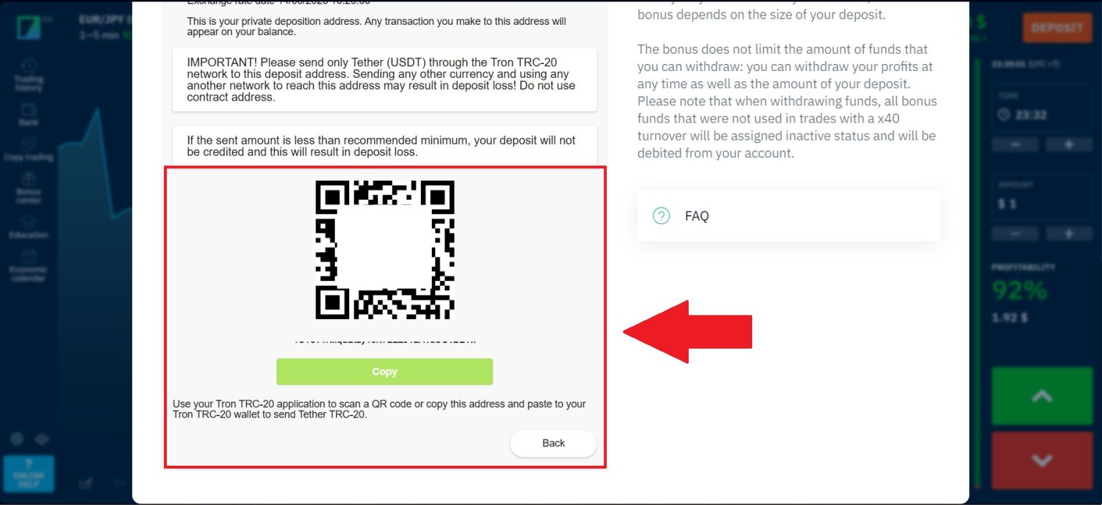 Tutorial sui depositi Binarium 2026: processo di finanziamento semplice e veloce