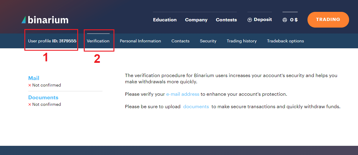 How to Login and Verify Account in Binarium How to Login and Verify Account in Binarium